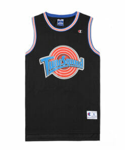 Alternative view of Tune Squad #69 Le pew Morris Basketball Jersey Black