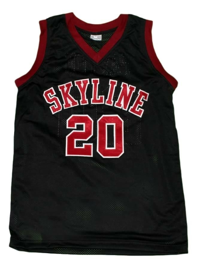 Gary Payton #20 Skyline High School Basketball Jersey Black 2 Gary Payton #20 Skyline High School Basketball Jersey Black