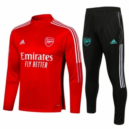 21-22 Arsenal Red Tracksuit Custom Name and Number