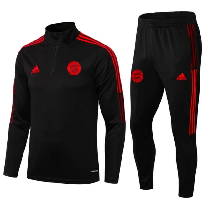 21-22 Bayern Munich Black Tracksuit Custom Name and Number 1 21-22 Bayern Munich Black Tracksuit Custom Name and Number