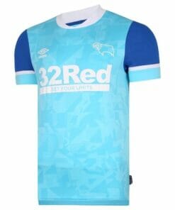 21-22 Derby County FC Away Jersey Custom Name and Number Jersey