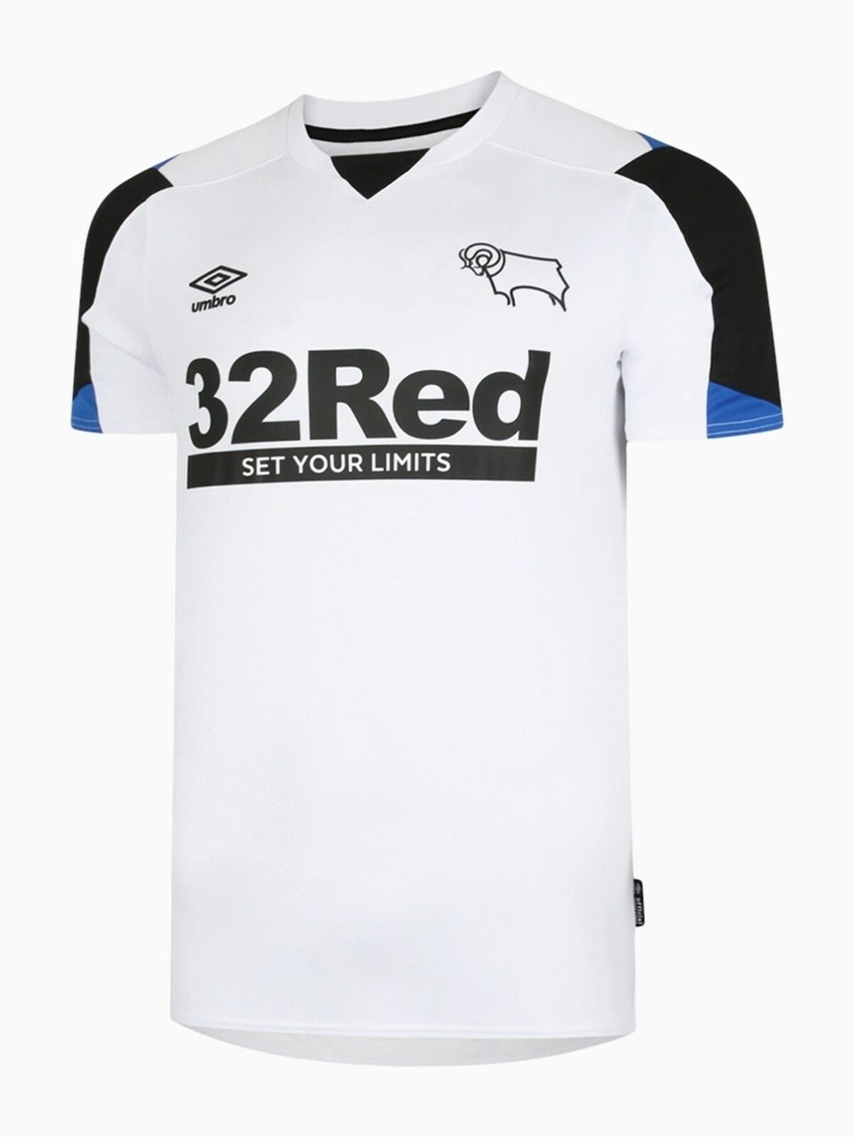 21-22 Derby County FC Home Jersey Custom Name and Number Jersey 1 21-22 Derby County FC Home Jersey Custom Name and Number Jersey