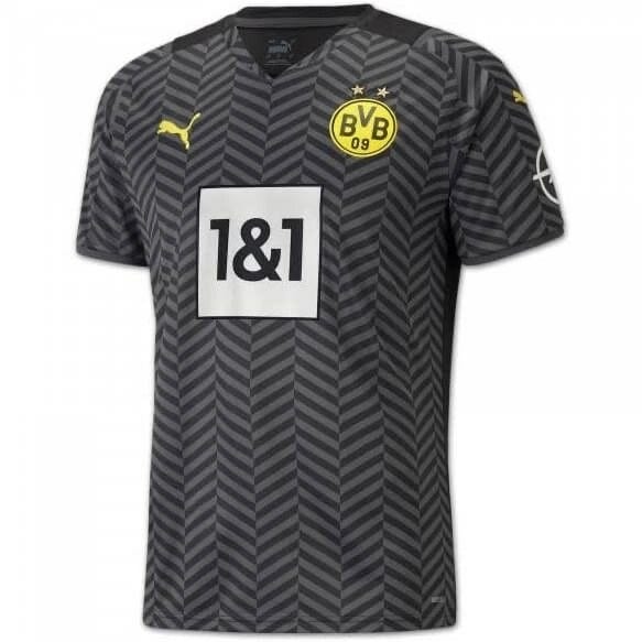 21-22 Dortmund Away Jersey Custom Name and Number Jersey 1 21-22 Dortmund Away Jersey