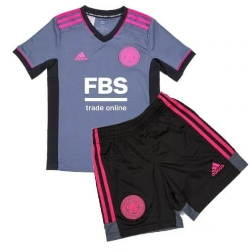 21-22 Leicester City Third Kids Kit Custom Name and Number Jersey 1 21-22 Leicester City Third Kids Kit Custom Name and Number Jersey