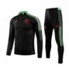 21-22 Man U Black And Green Tracksuit