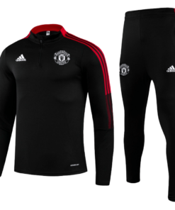 21-22 Man U Black Tracksuit