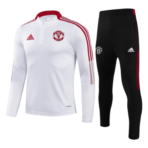 21-22 Man U White Tracksuit