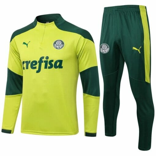 21-22 Palmeiras Neon Yellow Tracksuit