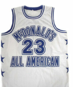Michael Jordan #23 McDonald's All American Basketball Jersey White