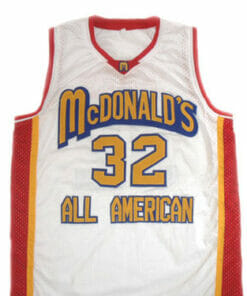 Lebron James #32 McDonald's All American Basketball Jersey White