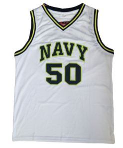 Alternative view of David Robinson #50 High School Basketball Jersey