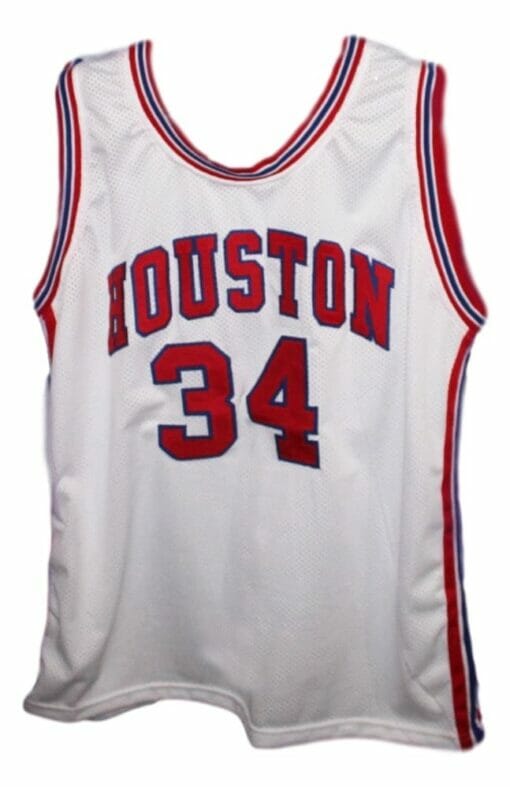 Akeem Olajuwon #34 Houston New Basketball Jersey White