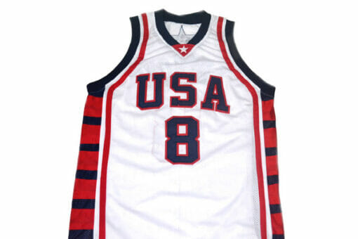 Carmelo Anthony #8 Team USA Basketball Jersey White
