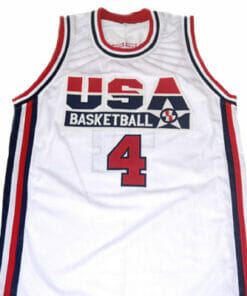 Christian Laettner #4 Team USA Basketball Jersey White