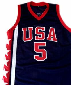 Jason Kidd #5 Team USA Basketball Jersey Navy Blue