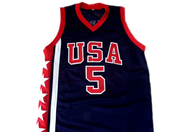 Jason Kidd #5 Team USA Basketball Jersey Navy Blue 2 Jason Kidd #5 Team USA Basketball Jersey Navy Blue