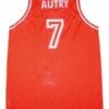 Adrian Autry #7 Sluc Nancy Basketball Jersey Sewn Red