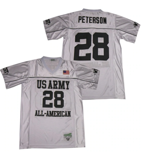 Adrian Peterson #28 U.S.Army All-American Football Jersey 1 Adrian Peterson #28 U.S.Army All-American Football Jersey