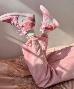 Air Jordan 1 Mid Digital Pink Digital PinkWhite Pink Foam Sail CW5379 600 Womens AJ1 Jordan Sneakers 3 550x550 1
