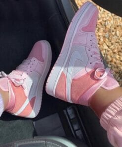 Air Jordan 1 Mid Digital Pink Digital PinkWhite Pink Foam Sail CW5379 600 Womens AJ1 Jordan Sneakers 4 550x550 1