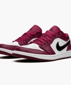 Air Jordan 1 Retro Low Noble Red Unisex Basketball Shoes 553558 604 Noble RedBlack White AJ1 Jordan Sneakers 2 550x550 1