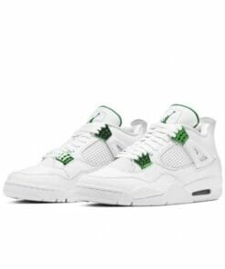 Air Jordan 4 Retro Metallic Green Unisex Basketball Shoes CT8527 113 WhiteMetallic Silver Pine Gre AJ4 Jordan Sneakers 3 550x550 1