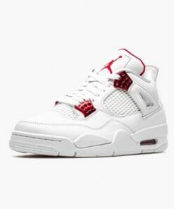 Air Jordan 4 Retro Metallic Red Unisex Basketball Shoes CT8527 112 WhiteMetallic Silver Univers AJ4 Jordan Sneakers 4 550x550 1
