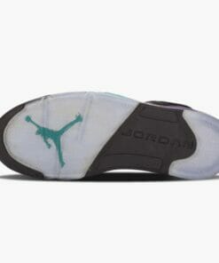 Alternative view of Air Jordan 5 Retro Black Grape
