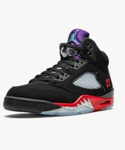 Air Jordan 5 Retro Top 3 Mens Basketball Shoes BlackFire Red Grape Ice New E CZ1786 001 AJ5 Jordan Sneakers 4 1000x1000 1