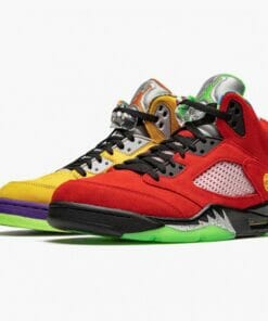 Air Jordan 5 Retro What The Mens Basketball Shoes Varsity MaizeCourt Purple Gho CZ5725 700 AJ5 Jordan Sneakers 2 1000x1000 1