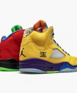 Air Jordan 5 Retro What The Mens Basketball Shoes Varsity MaizeCourt Purple Gho CZ5725 700 AJ5 Jordan Sneakers 3 1000x1000 1
