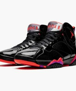 Air Jordan 7 Retro Black Patent Unisex Basketball Shoes BlackAnthracite Smoke Grey Br 313358 006 AJ7 Jordan Sneakers 2 1000x1000 1