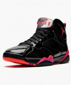 Air Jordan 7 Retro Black Patent Unisex Basketball Shoes BlackAnthracite Smoke Grey Br 313358 006 AJ7 Jordan Sneakers 4 1000x1000 1