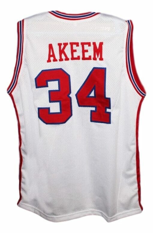 Akeem Olajuwon #34 Houston New Basketball Jersey White