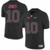 Alabama Crimson Tide #10 Mac Jones Football Black Jersey 6 Alabama Crimson Tide #10 Mac Jones Football Black Jersey