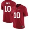 Alabama Crimson Tide #10 Mac Jones NCAA Football Red Jersey