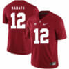 Alabama Crimson Tide #12 Joe Namath College Football Jersey Red