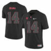 Alabama Crimson Tide #14 Barack Obama College Football Jersey Black