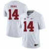Alabama Crimson Tide #14 Barack Obama College Football Jersey White 7 Alabama Crimson Tide #14 Barack Obama College Football Jersey White