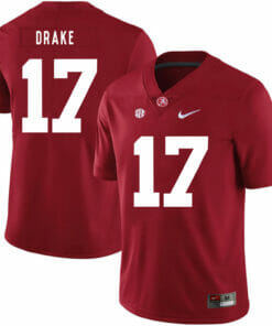 Alabama Crimson Tide #17 Kenyan Drake College Football Jersey Red