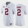 Alabama Crimson Tide #2 Derrick Henry Color Stitched Jersey White