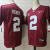 Alabama Crimson Tide #2 Henry NCAA Football Jersey Red