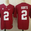 Alabama Crimson Tide #2 Jalen Hurts College Football Jersey Red 7 Alabama Crimson Tide #2 Jalen Hurts College Football Jersey Red
