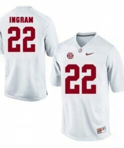 Alabama Crimson Tide #22 Mark Ingram NCAA Football Jersey White
