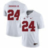 Alabama Crimson Tide #24 Brian Robinson Jr. Football Jersey White