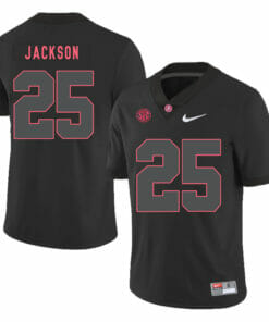 Alabama Crimson Tide #25 Kareem Jackson College Football Jersey Black
