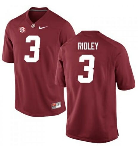 Alabama Crimson Tide #3 Calvin Ridley Jersey NCAA Football Red 1 Alabama Crimson Tide #3 Calvin Ridley Jersey NCAA Football Red