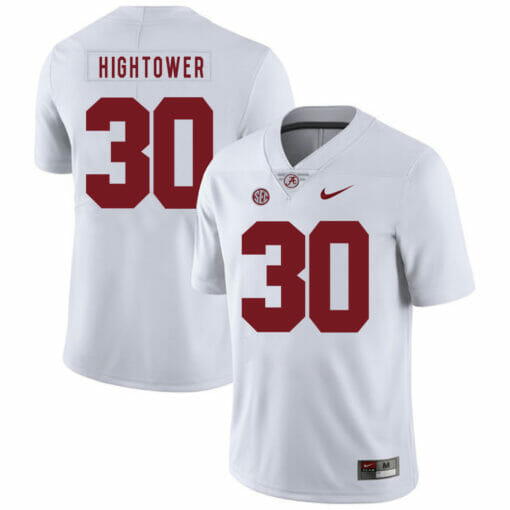 Alabama Crimson Tide #30 Dont'a Hightower College Football Jersey White