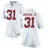Alabama Crimson Tide #31 Will Anderson Jr. Football Game White Jersey 7 Alabama Crimson Tide #31 Will Anderson Jr. Football Game White Jersey