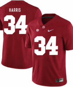 Alabama Crimson Tide #34 Damien Harris College Football Jersey Red